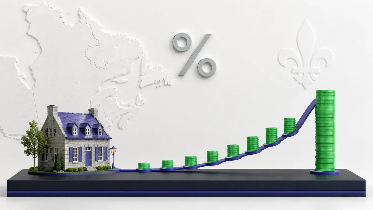 How to calculate a mortgage payment in Quebec 2026: the payment formula (principal + interest, semi-annual compounding) and an amortization schedule explained step by step